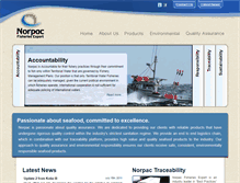 Tablet Screenshot of norpacexport.com